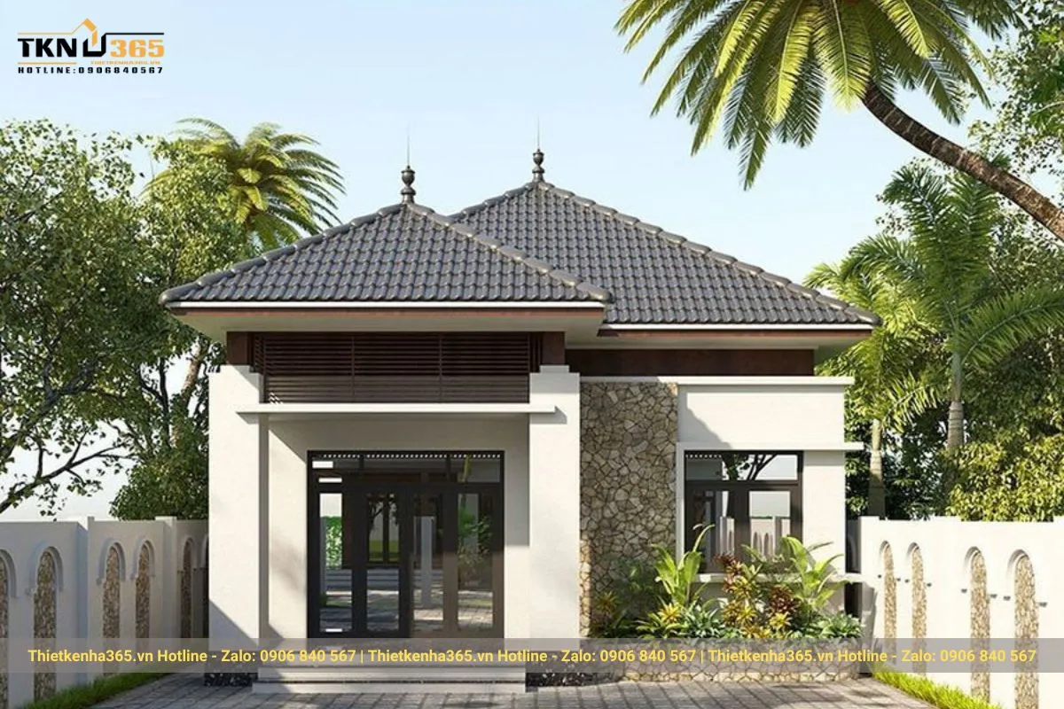 Biệt thự mini mái Nhật