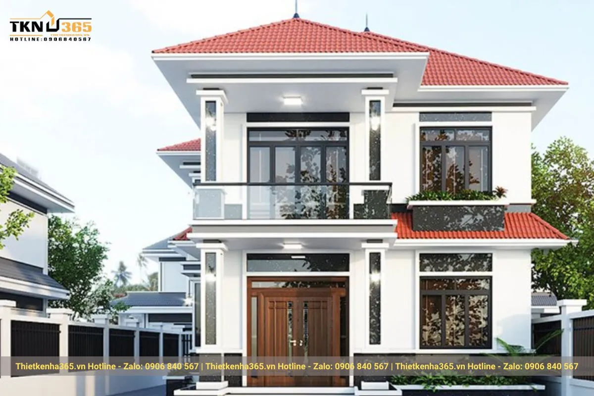 Biệt thự mái Nhật phong cách Châu Âu