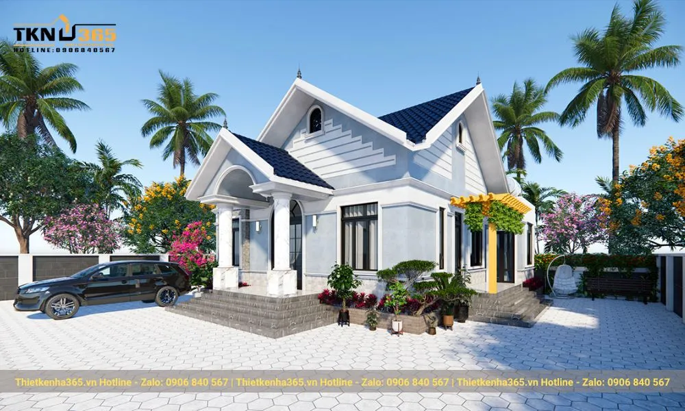 Biệt thự nhà vườn mái Thái là sự kết hợp hài hòa giữa truyền thống và hiện đại, mang đến không gian sống đẳng cấp.