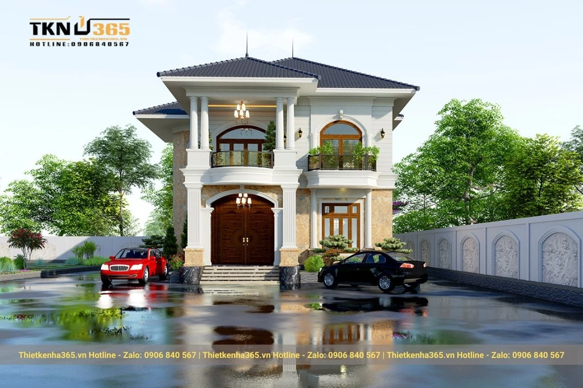 Mẫu nhà đẹp 2 tầng