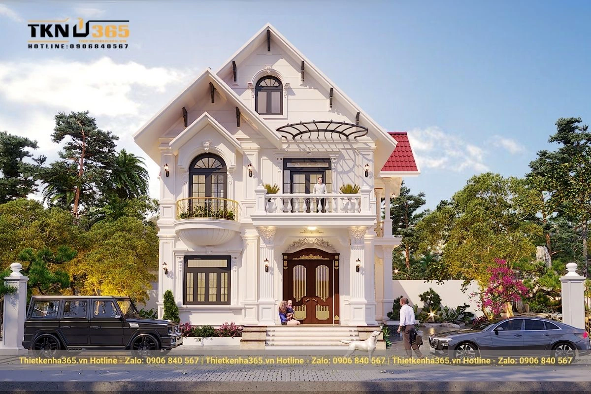 Mẫu nhà kiến trúc tân cổ điển 