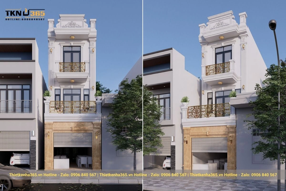 Mẫu thiết kế nhà 3 tầng 