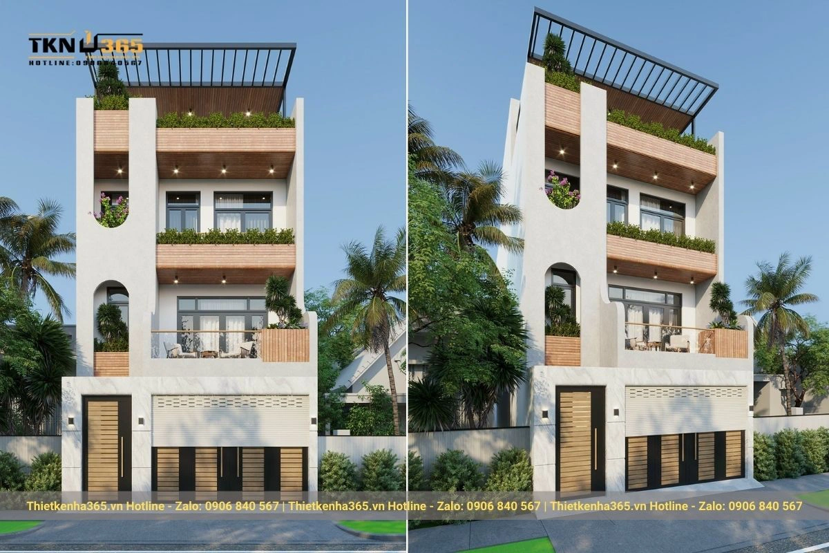 thiết kế nhà 3 tầng 