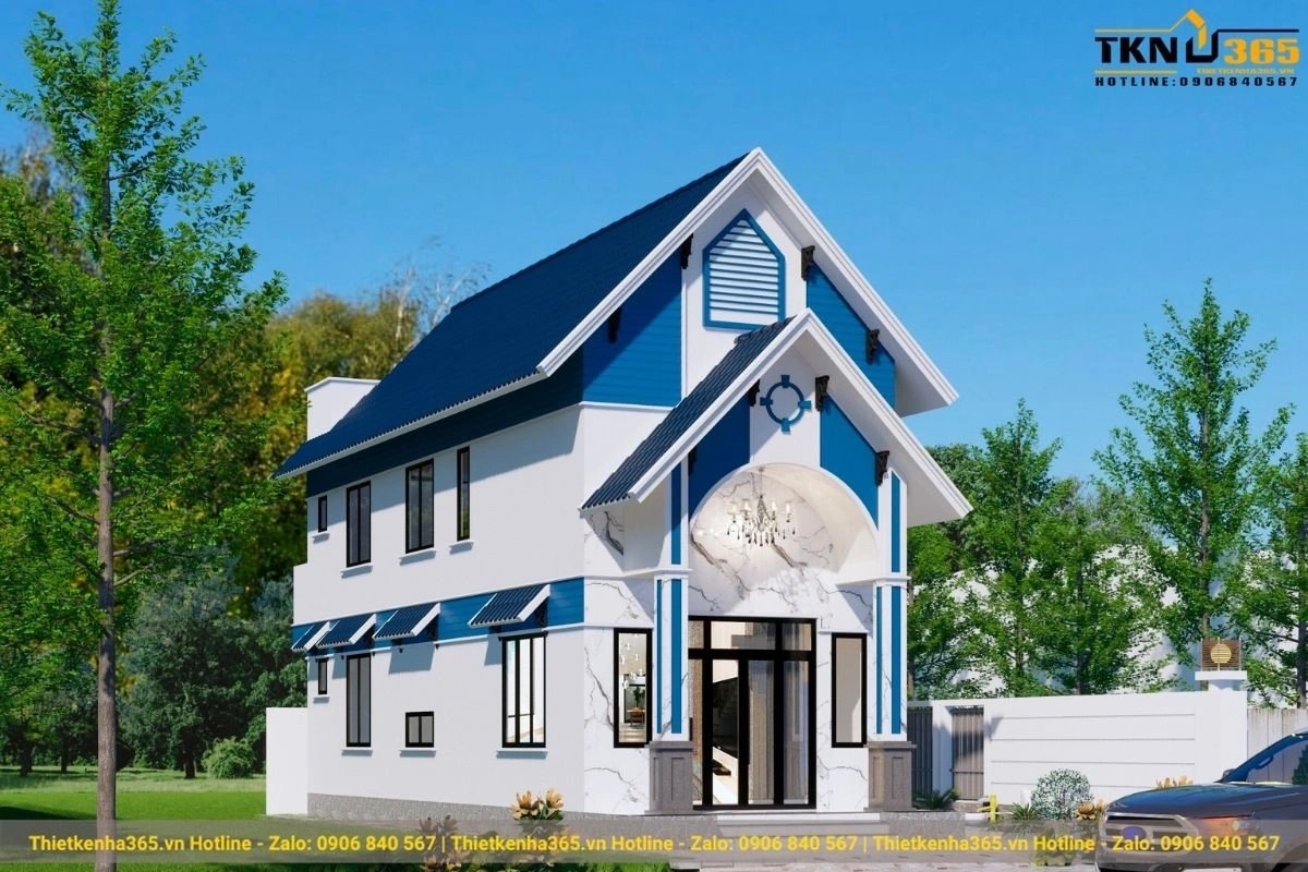 Mẫu nhà đẹp có gác lửng