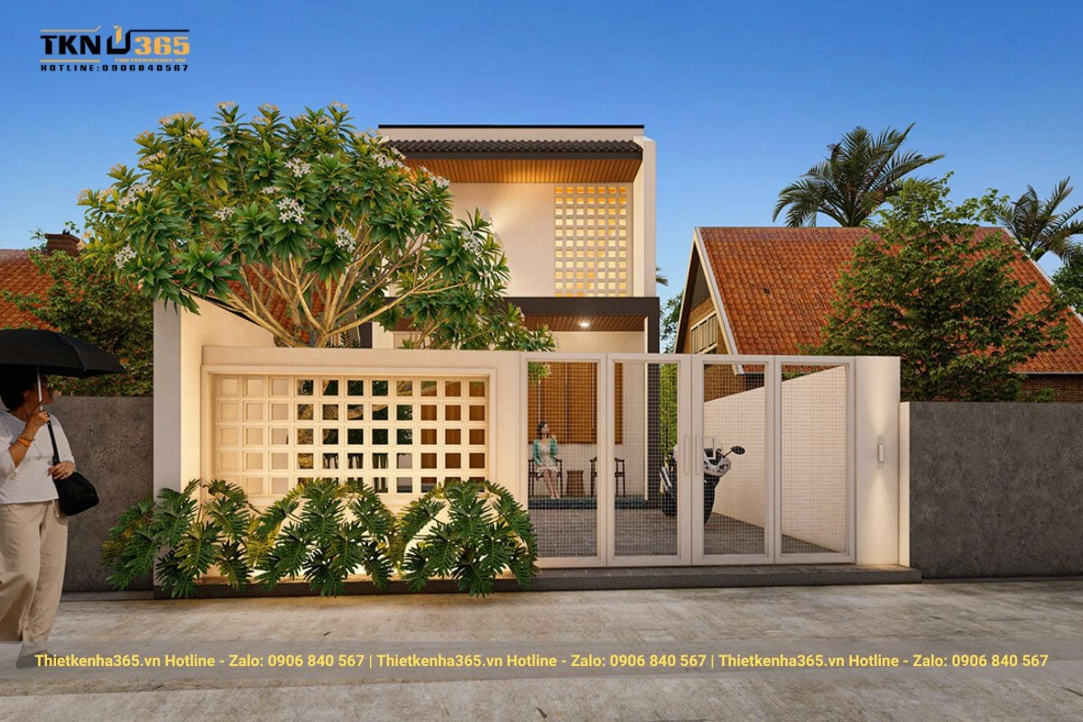 thiết kế nhà gác lửng