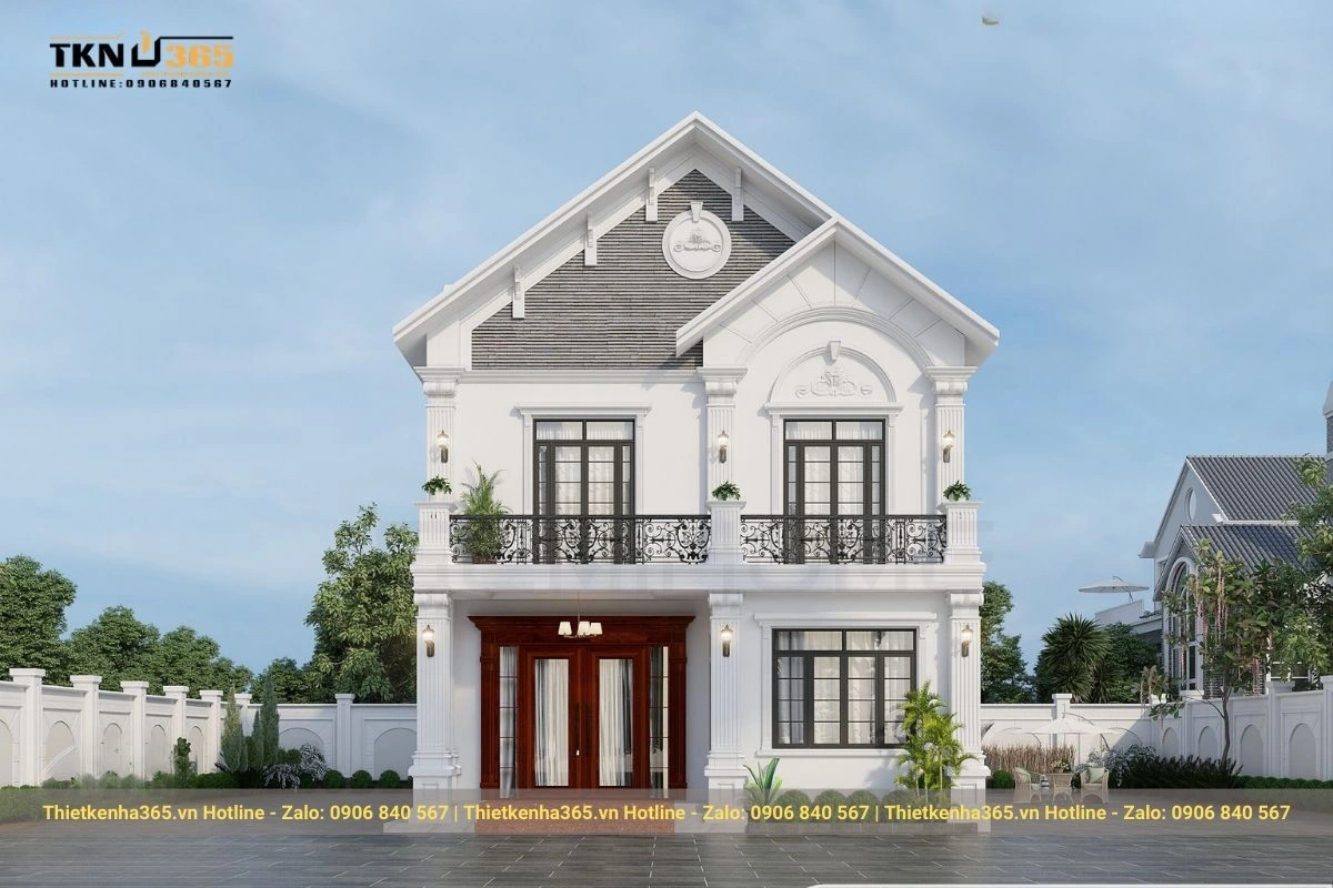 Mẫu nhà mái thái hiện đại