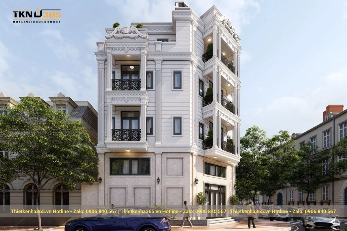 thiết kế nhà có 2 mặt tiền