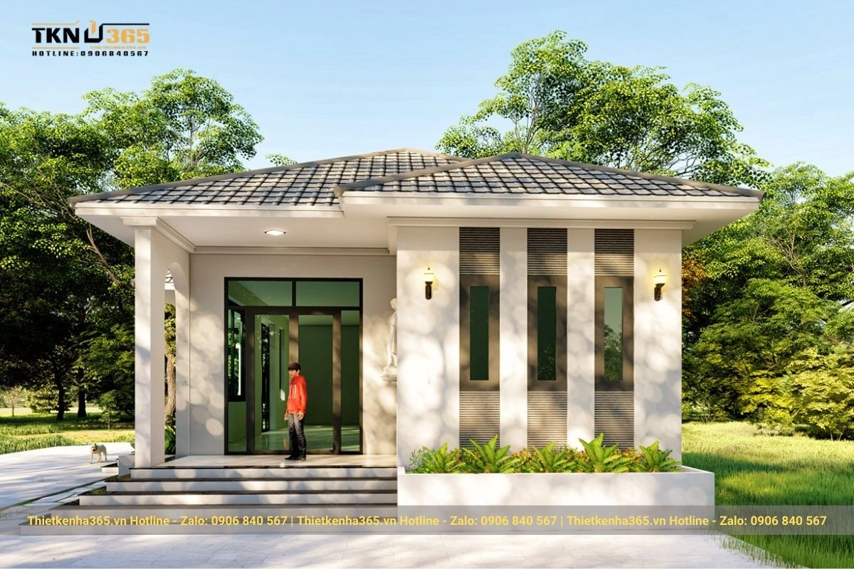 Mẫu thiết kế nhà cấp 4 đẹp 