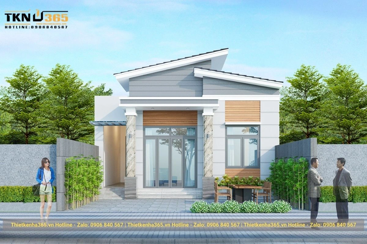 Mẫu thiết kế nhà cấp 4 đẹp 