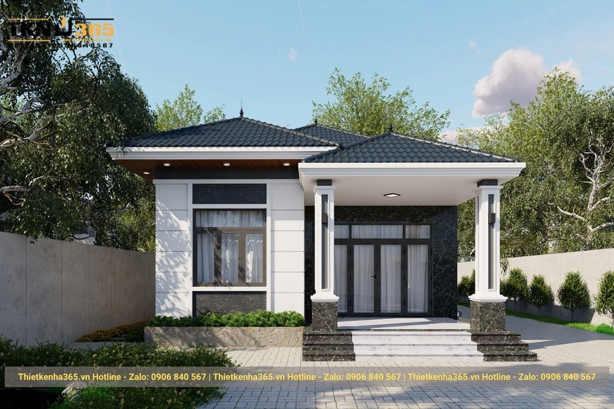 Mẫu thiết kế nhà cấp 4 đẹp 