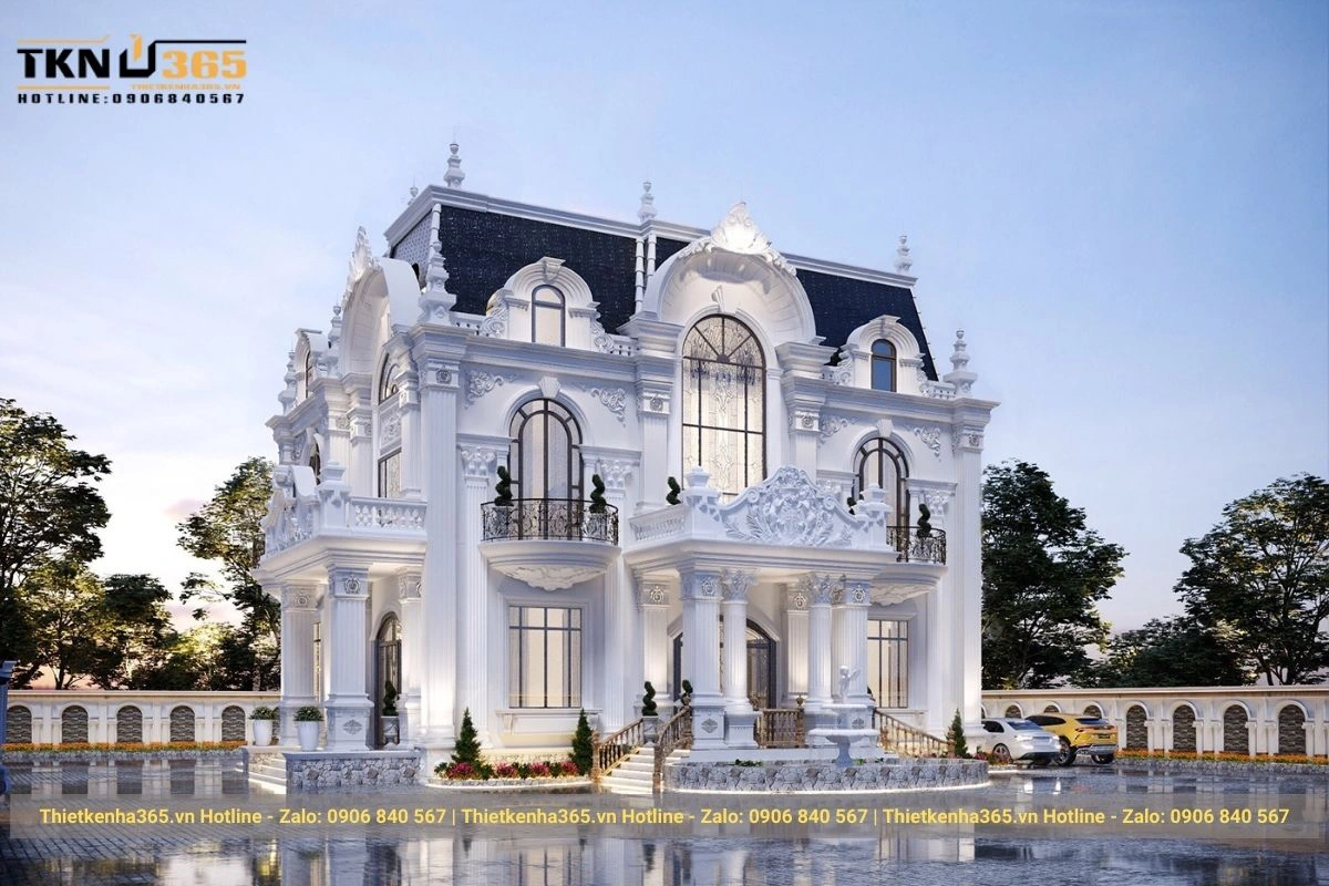 Mẫu nhà đẹp theo phong cách cổ điển