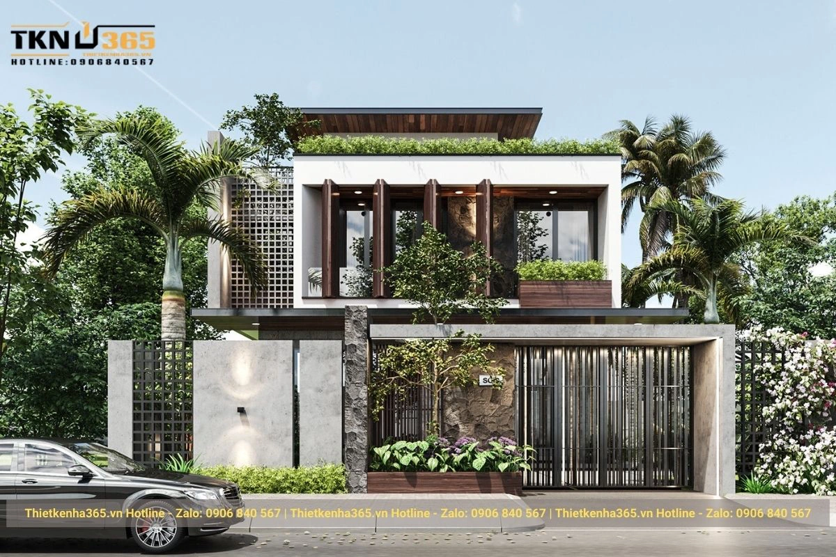 Kiểu nhà biệt thự hiện đại