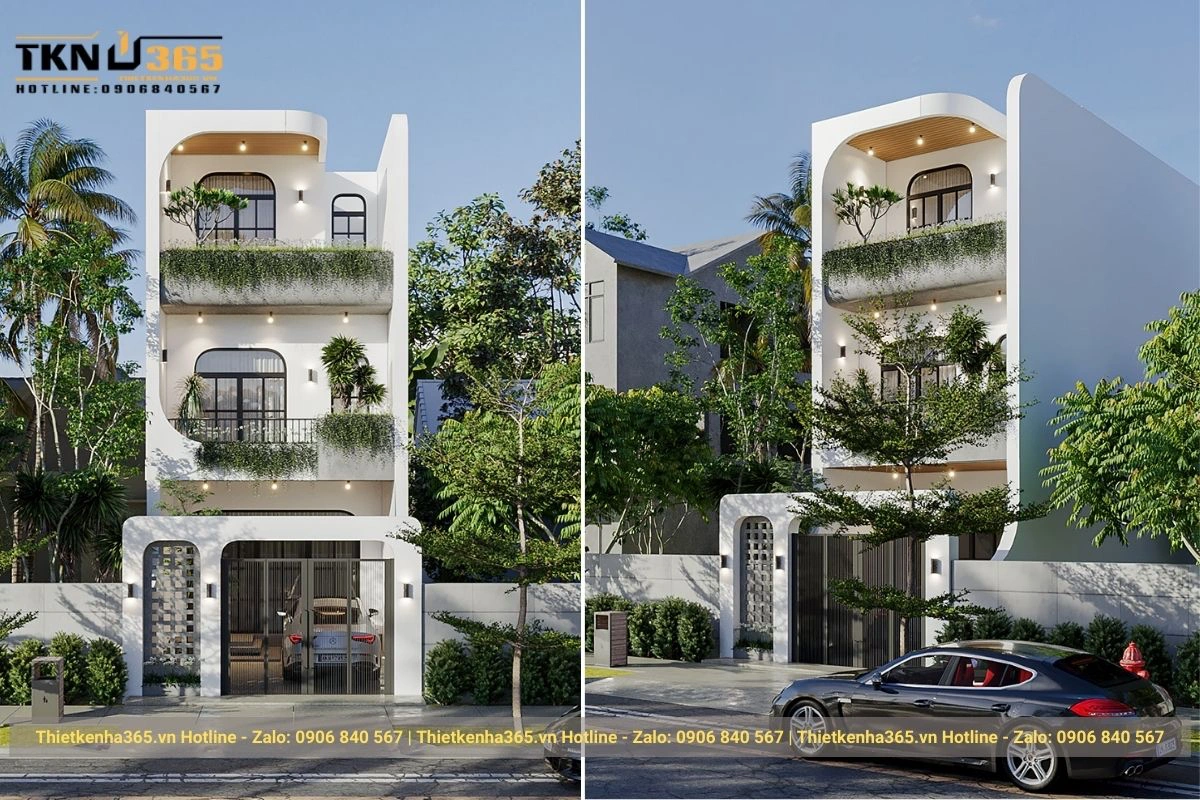 Mẫu nhà thiết kế hiện đại