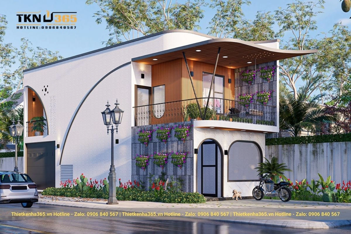 Mẫu nhà đẹp 2 tầng 