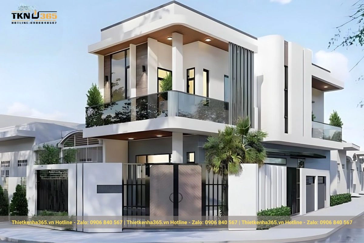 Nhà phố ở vị trí góc 