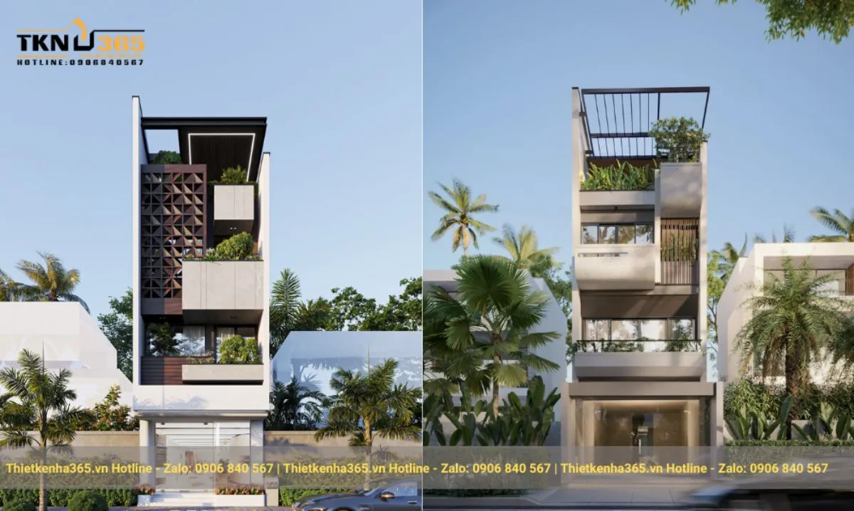 Nhà ống đẹp 4 tầng