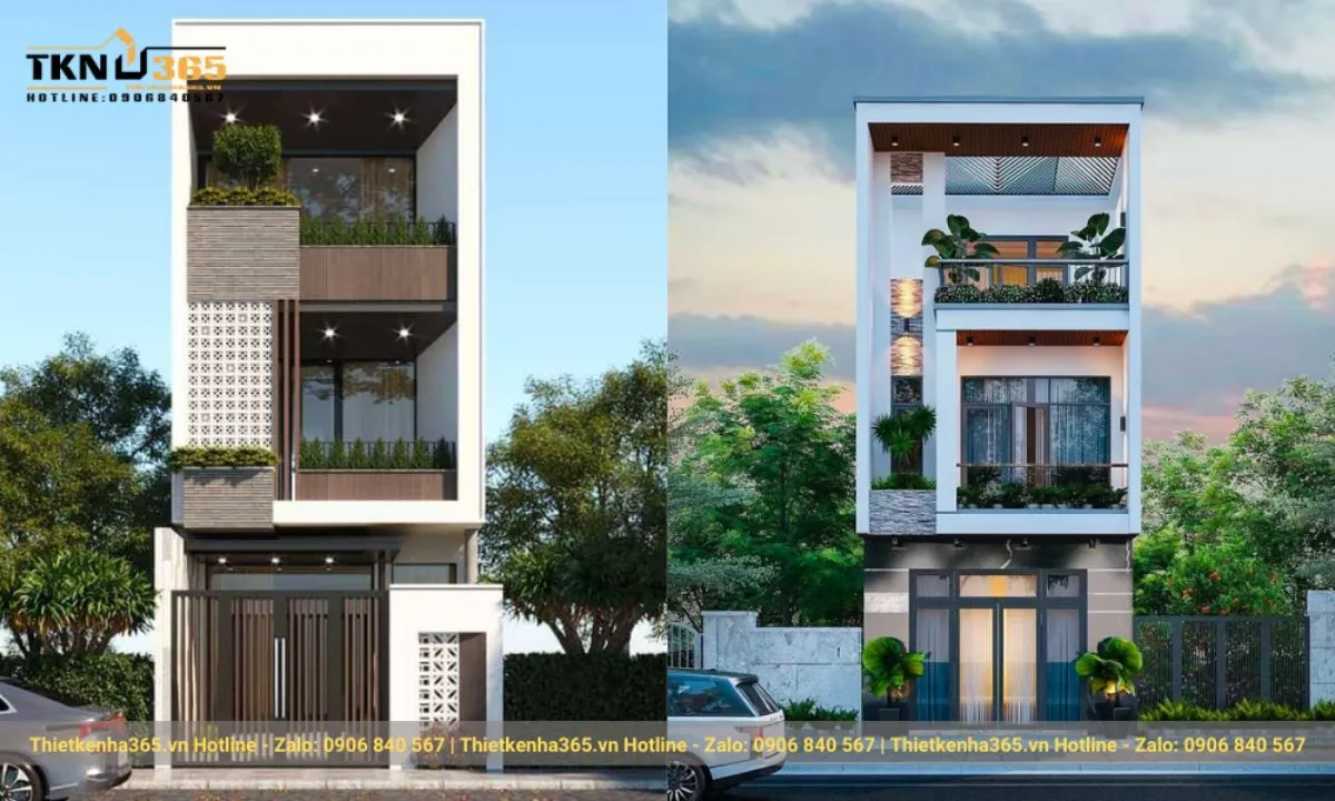 Nhà ống mái bằng