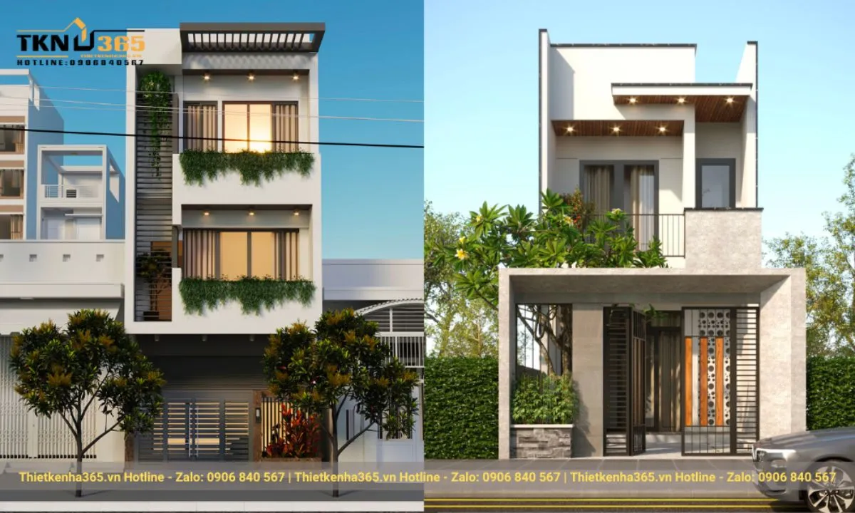 Mẫu nhà ống đơn giản