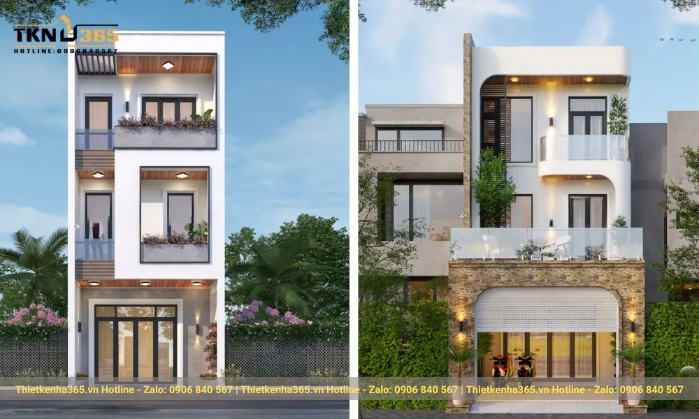 Thiết kế nhà ống 6m