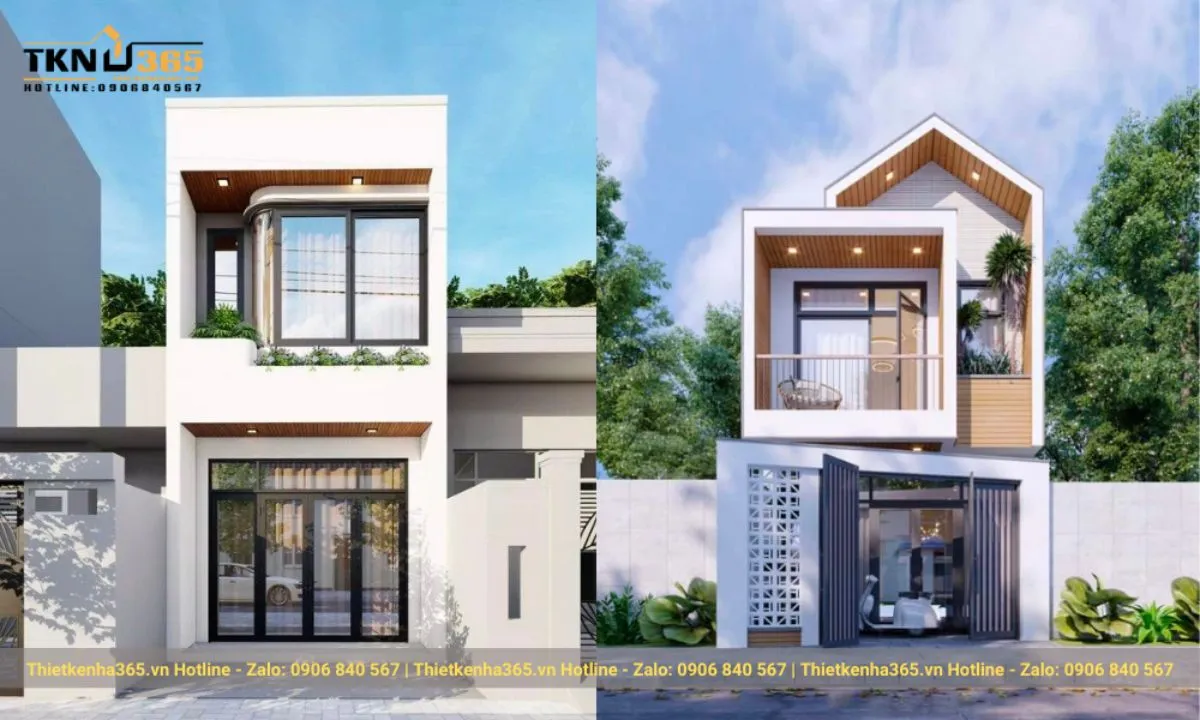 Nhà ống phong cách đơn giản