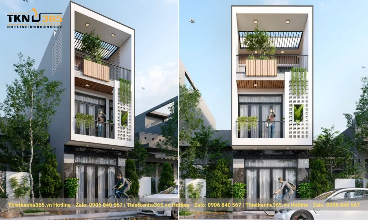 Nhà ống mặt tiền 4m