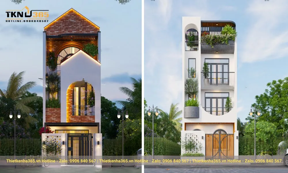 Nhà ống mặt tiền 5m