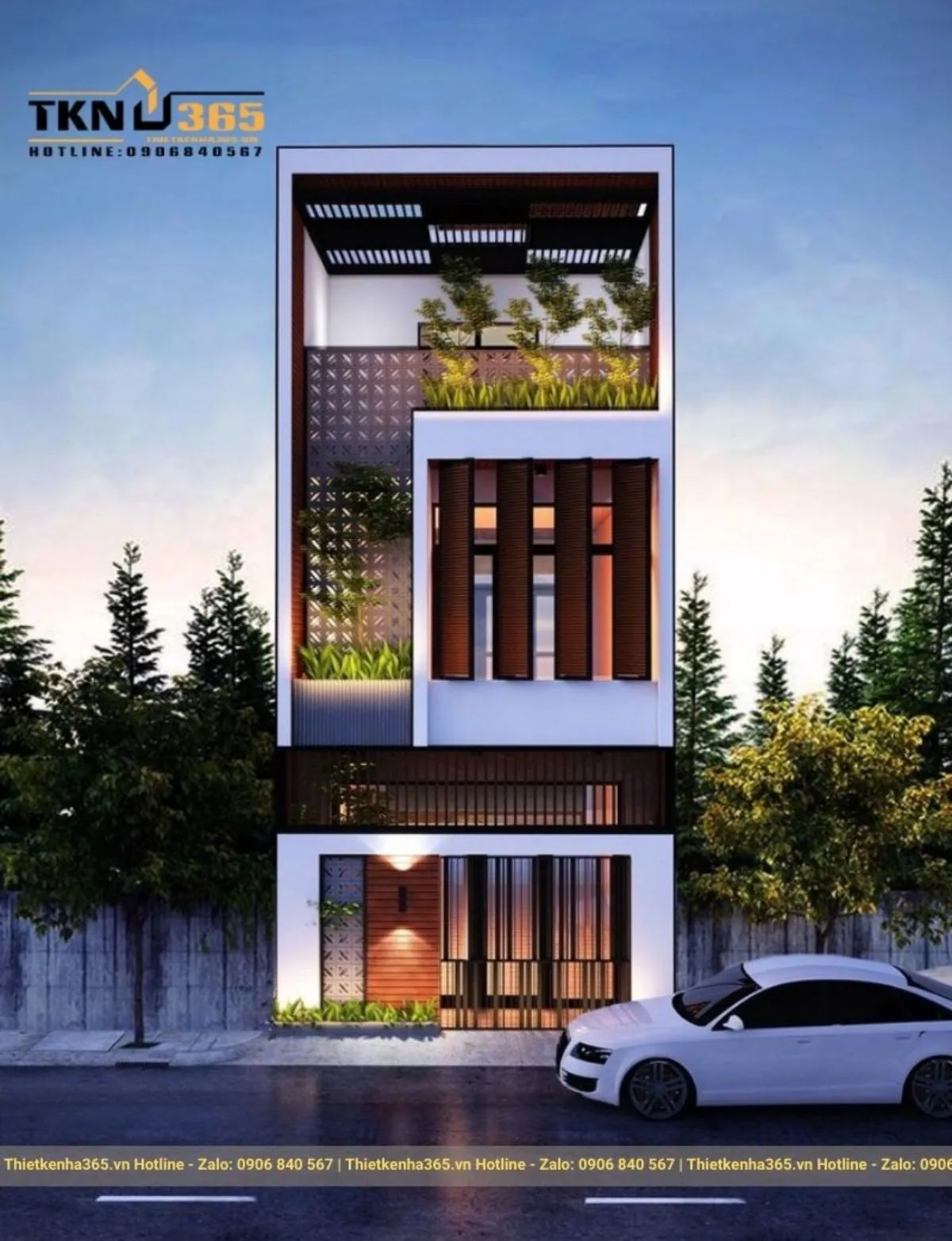 Nhà ống mặt tiền 6m