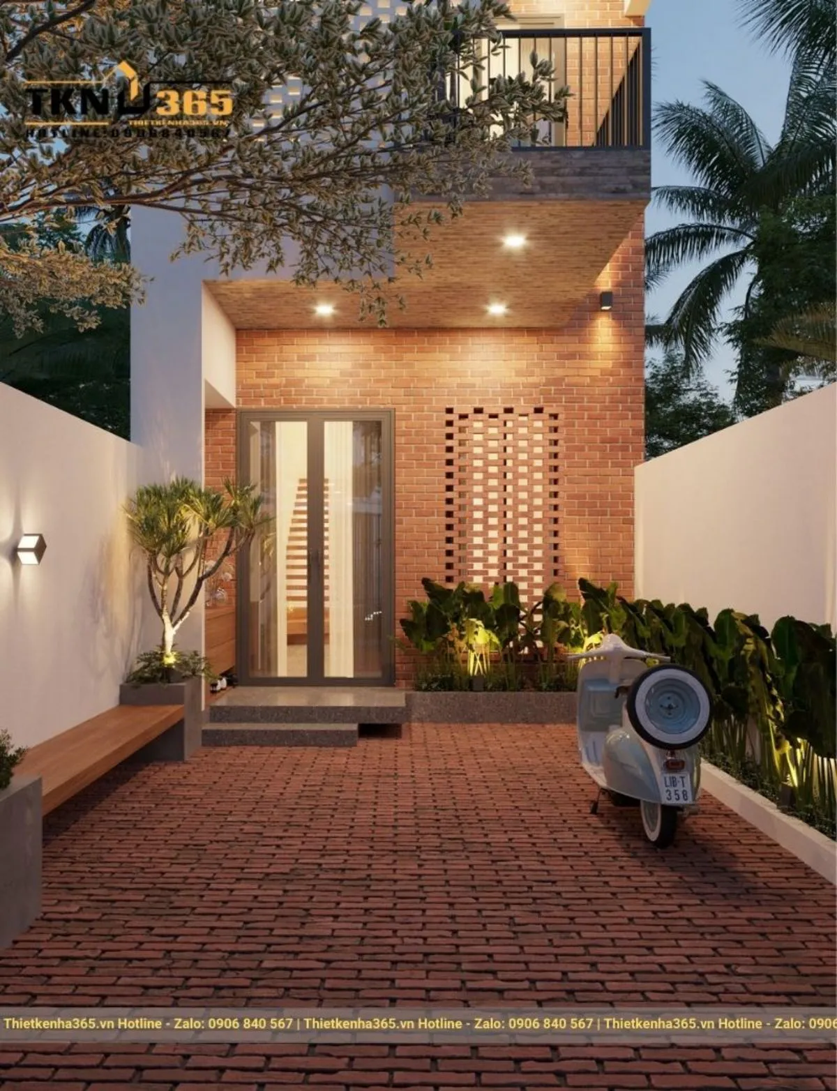 Nhà ống sân vườn