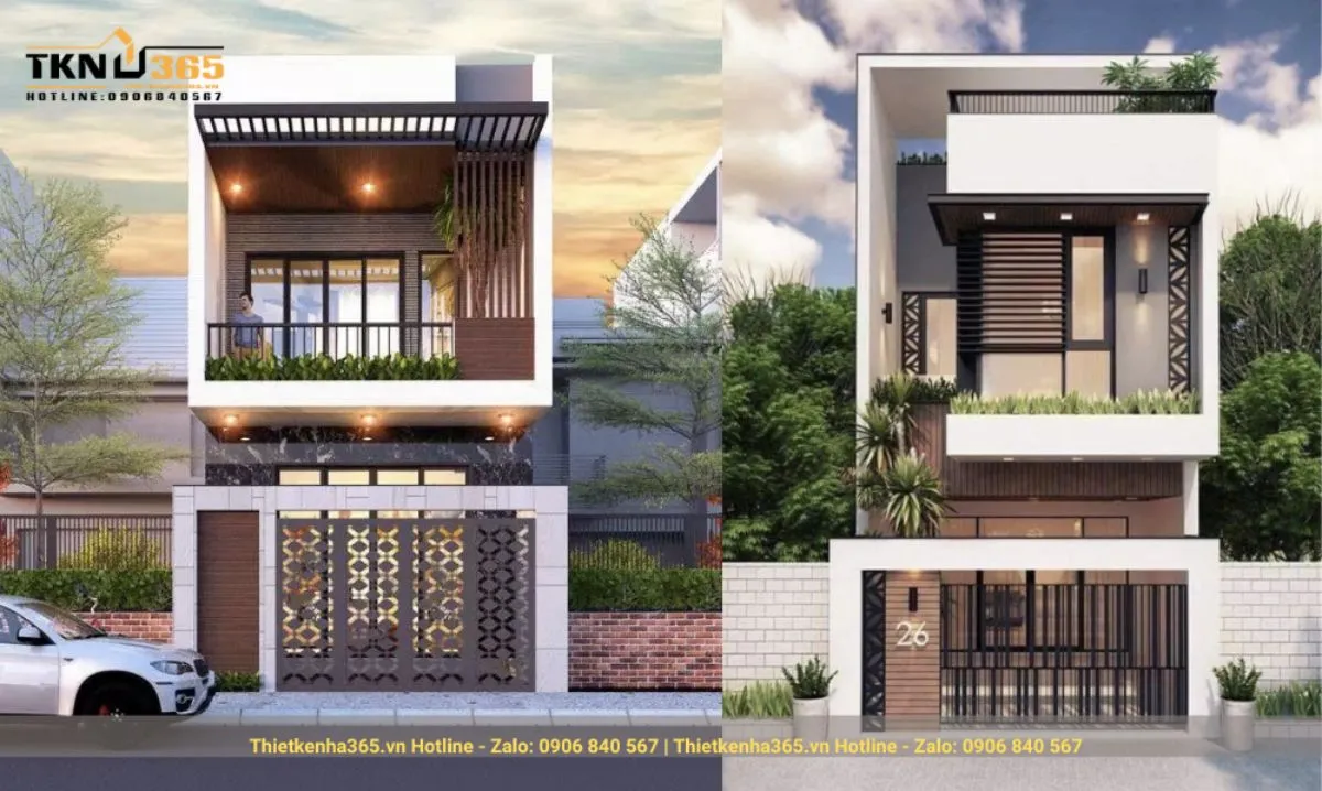 Thiết kế nhà ống nhỏ đẹp