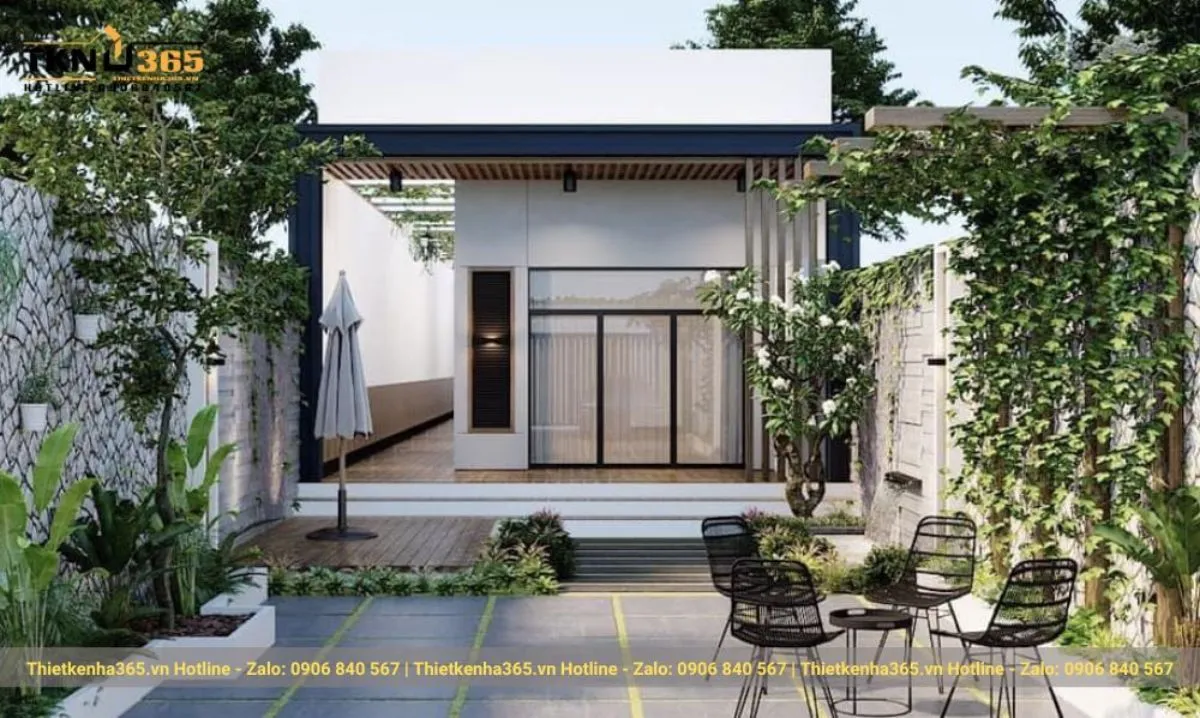 Nhà ống có sân vườn