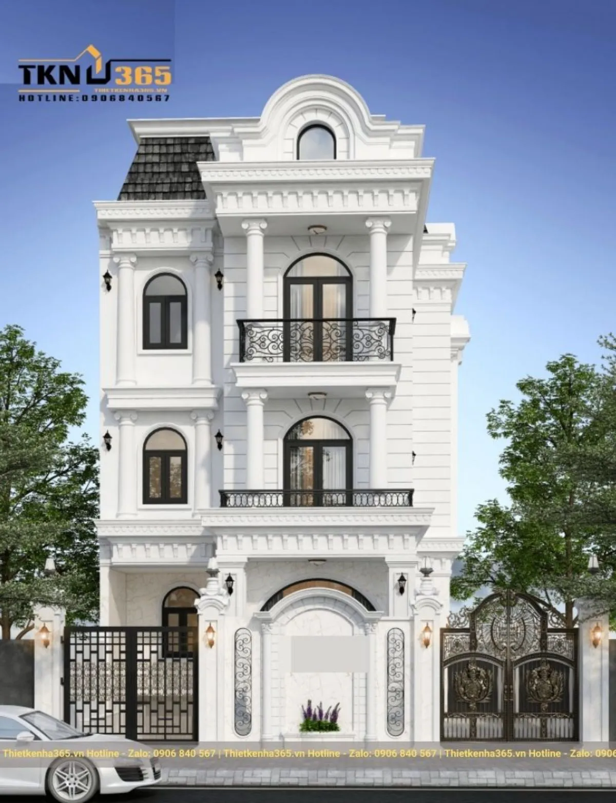 Mẫu nhà ống tân cổ điển