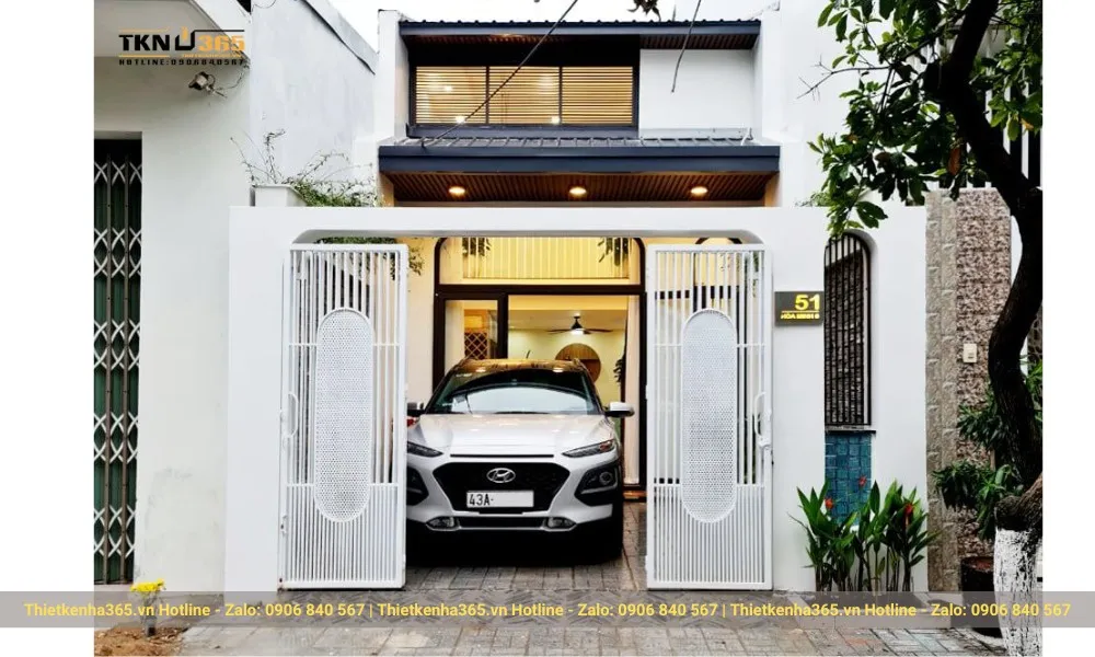 Mẫu nhà đẹp 1 tầng 50m2