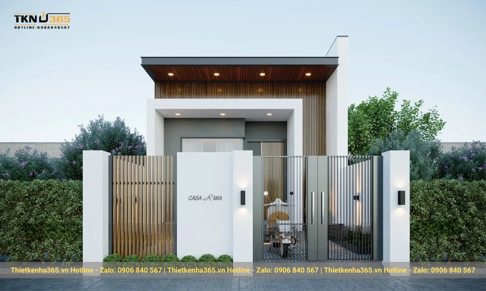 Thiết kế nhà 50m2 1 tầng