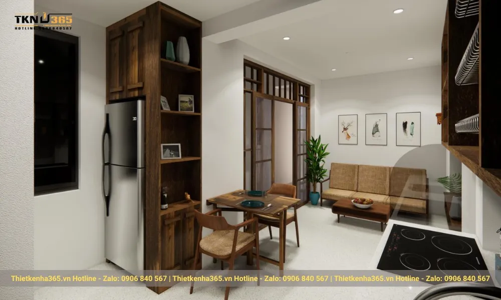 Thiết kế nhà diện tích nhỏ 25m2