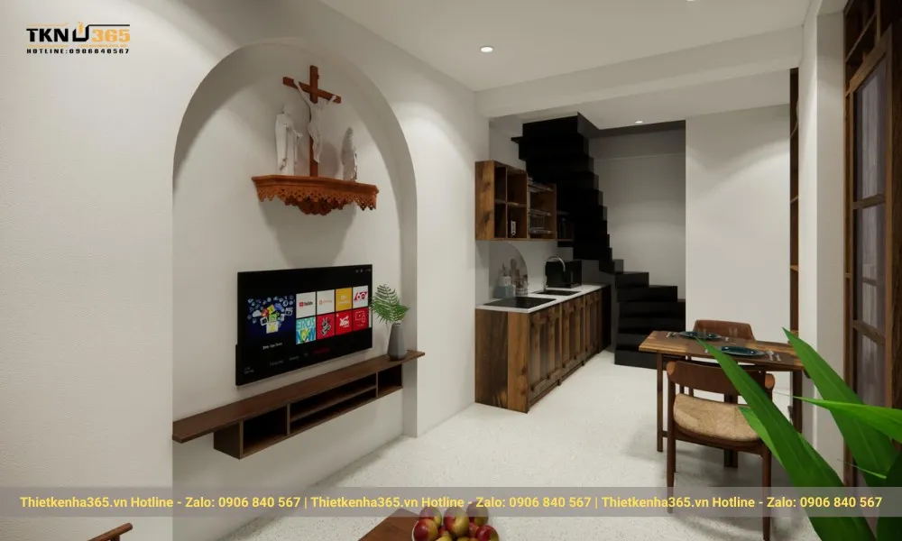 Thiết kế nhà nhỏ 25m2