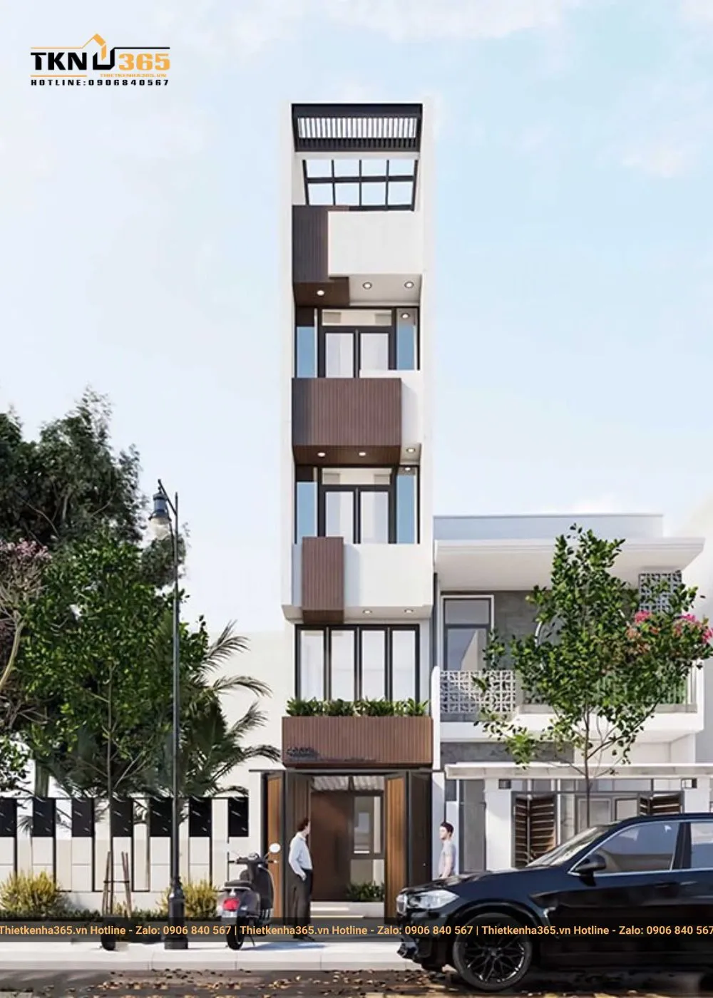 Thiết kế nhà phố 3x12m