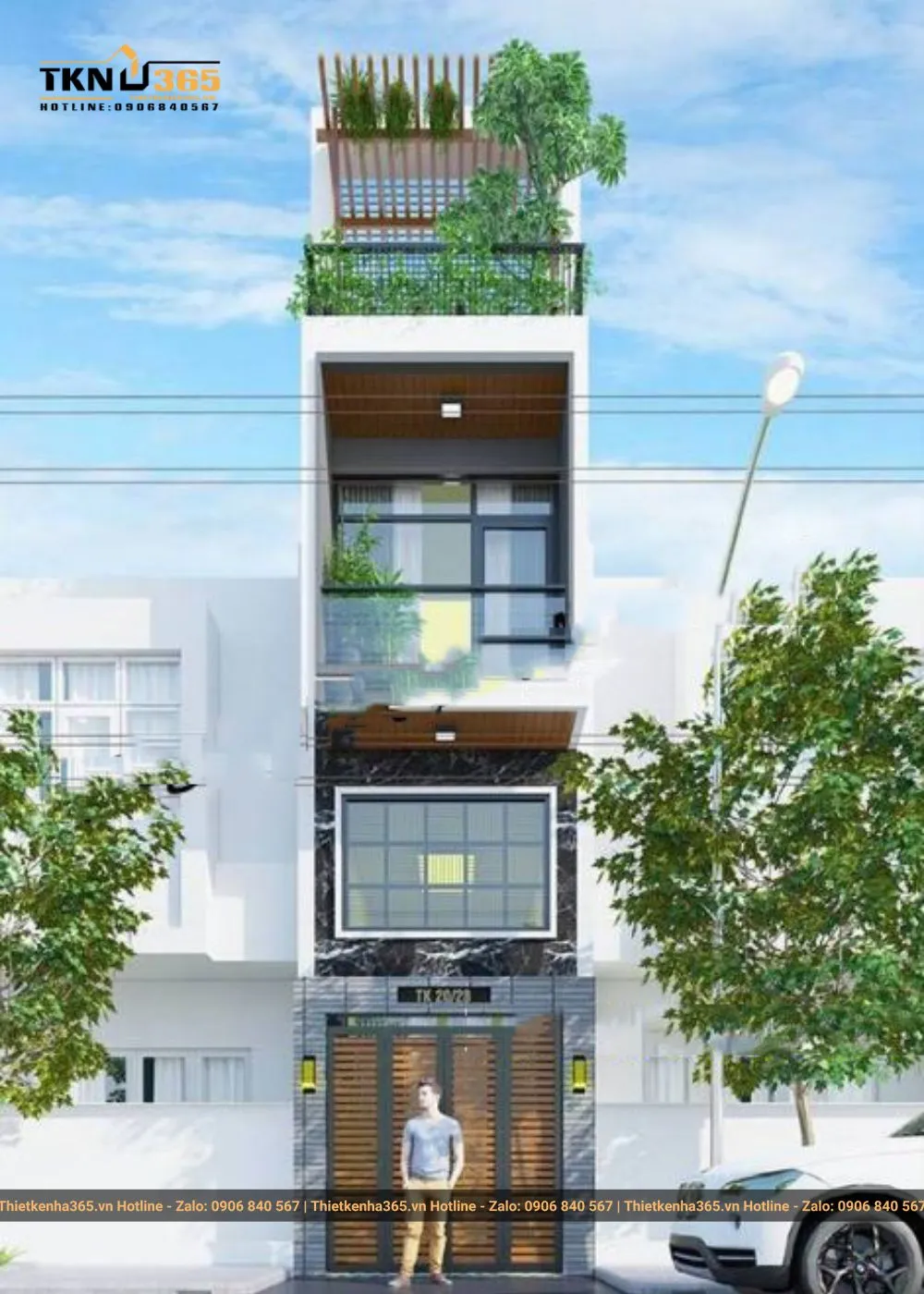 Mẫu thiết kế nhà ống 3x12