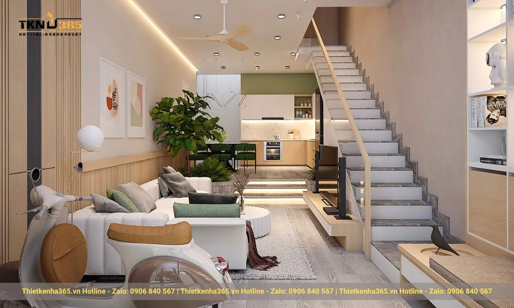 Mặt tiền nh&agrave; 3x15