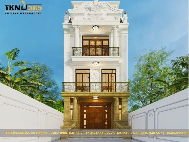 Mẫu nhà phố 7m đẹp