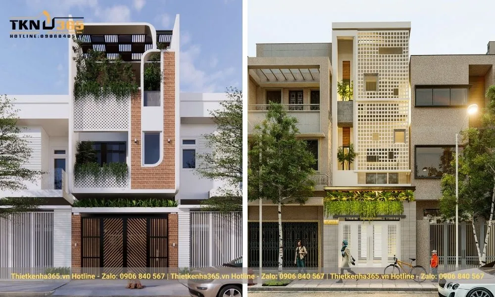 Mẫu nhà phố hiện đại, đơn giản