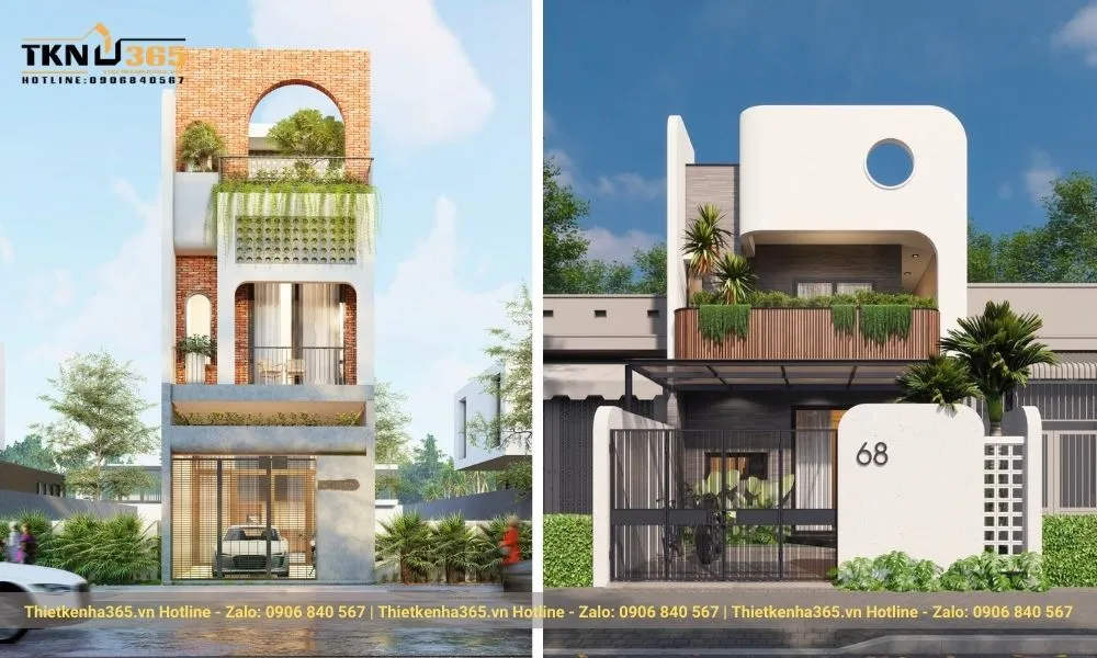 Mẫu nhà phố đẹp đơn giản