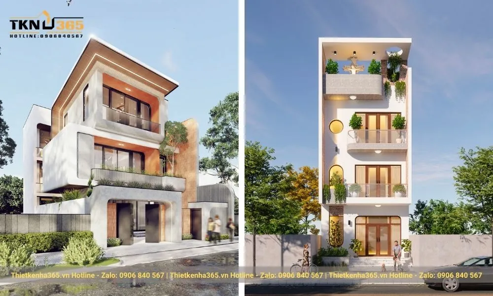 Nhà phố đẹp hiện đại