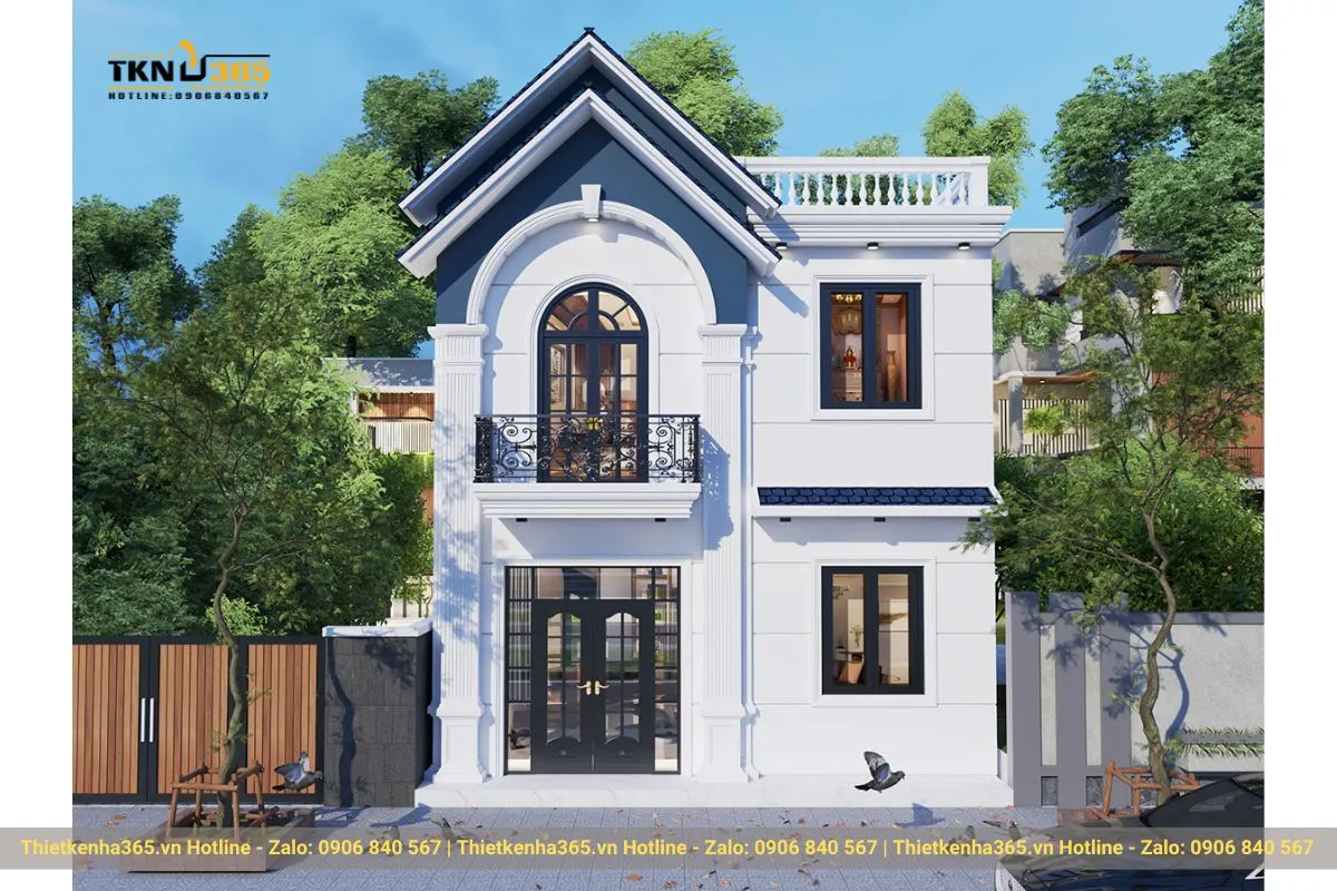 Nhà đẹp 70m2 2 tầng tân cổ điển