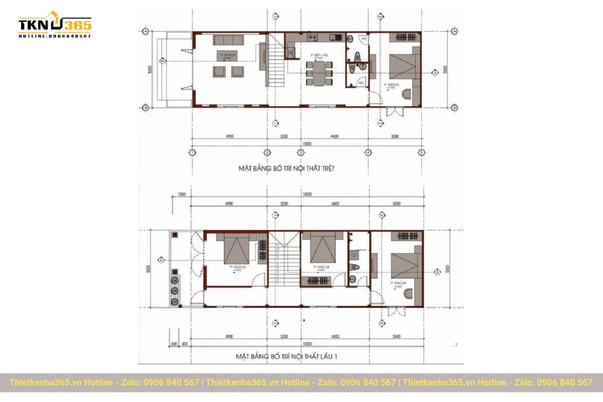 Nhà 75m2 2 tầng có 4 phòng ngủ