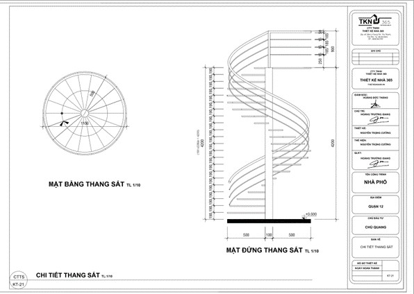 Tham khảo một số bản vẽ thiết kế nhà phố của Công ty Thiết Kế Nhà 365
