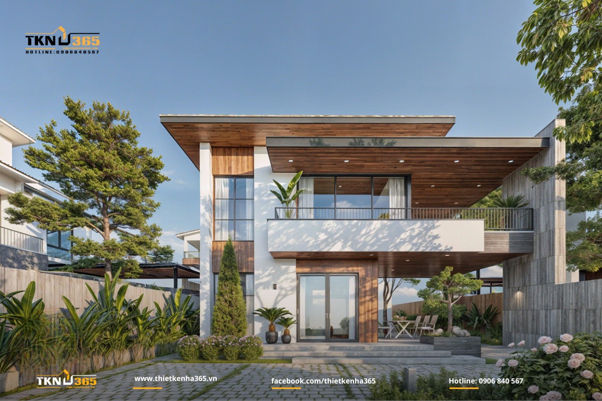 Biệt thự 1 trệt 1 lầu nghỉ dưỡng siêu đẳng cấp