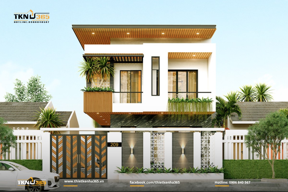 Biệt thự 1 trệt 1 lầu nghỉ dưỡng siêu đẳng cấp