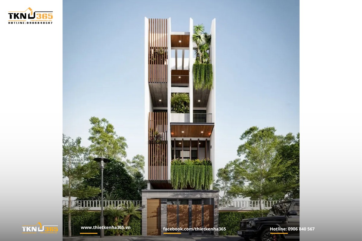 Mẫu nhà 1 trệt 3 lầu kiêm văn phòng ở Quận 10 TP.HCM