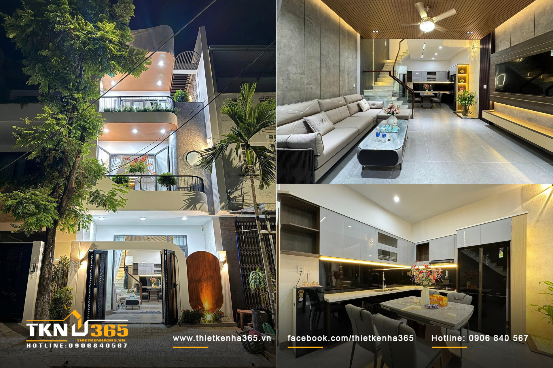 Nhà phố 4 tầng 5x22m của chị Quỳnh tại Phan Thiết 