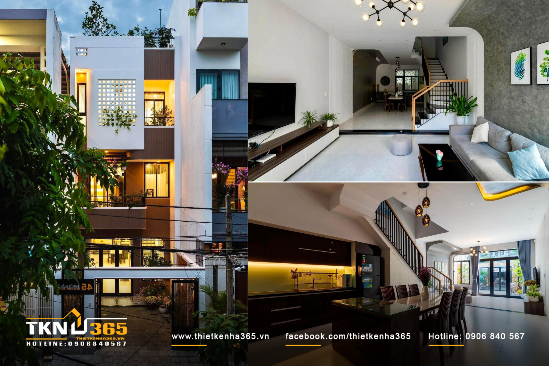 Nhà phố 4 tầng 6x18m của chị Vân tại Quận 7